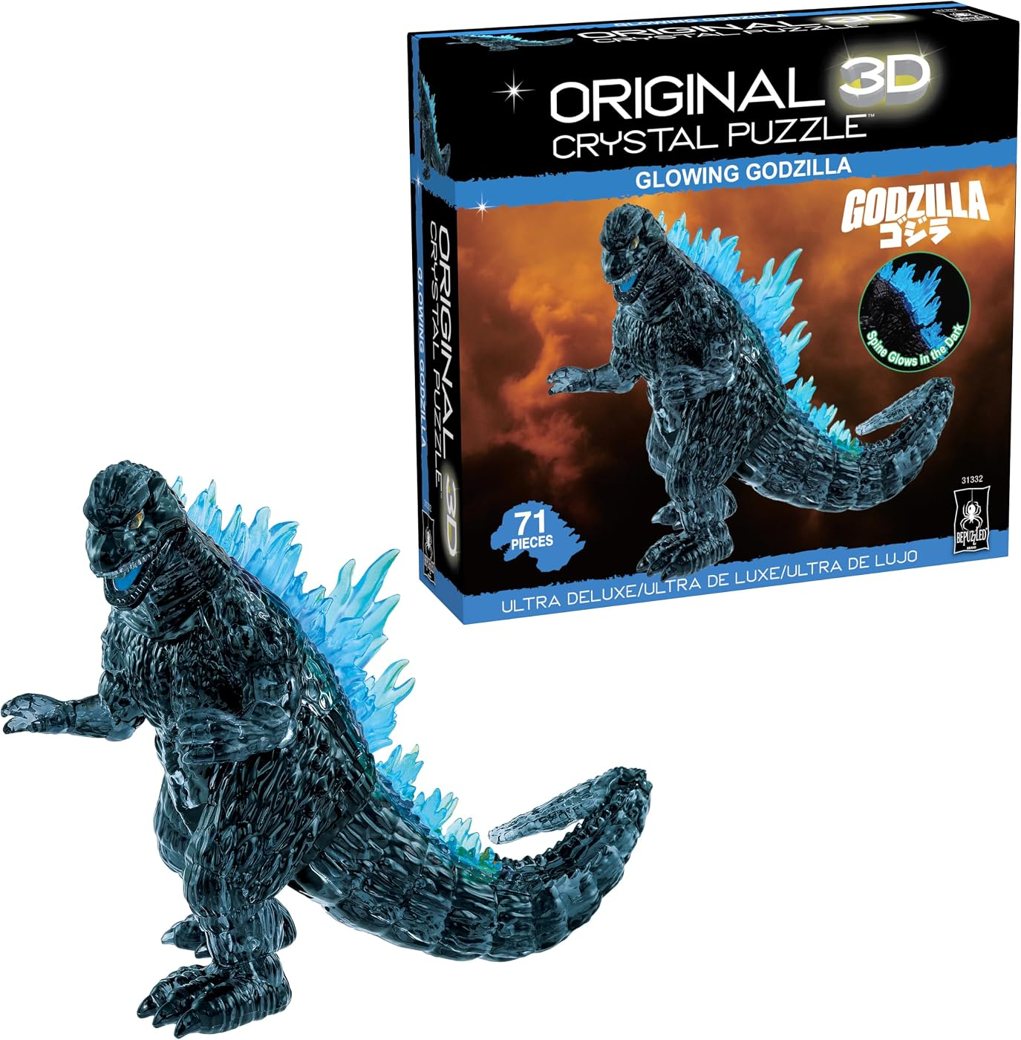 Glowing Godzilla view 2