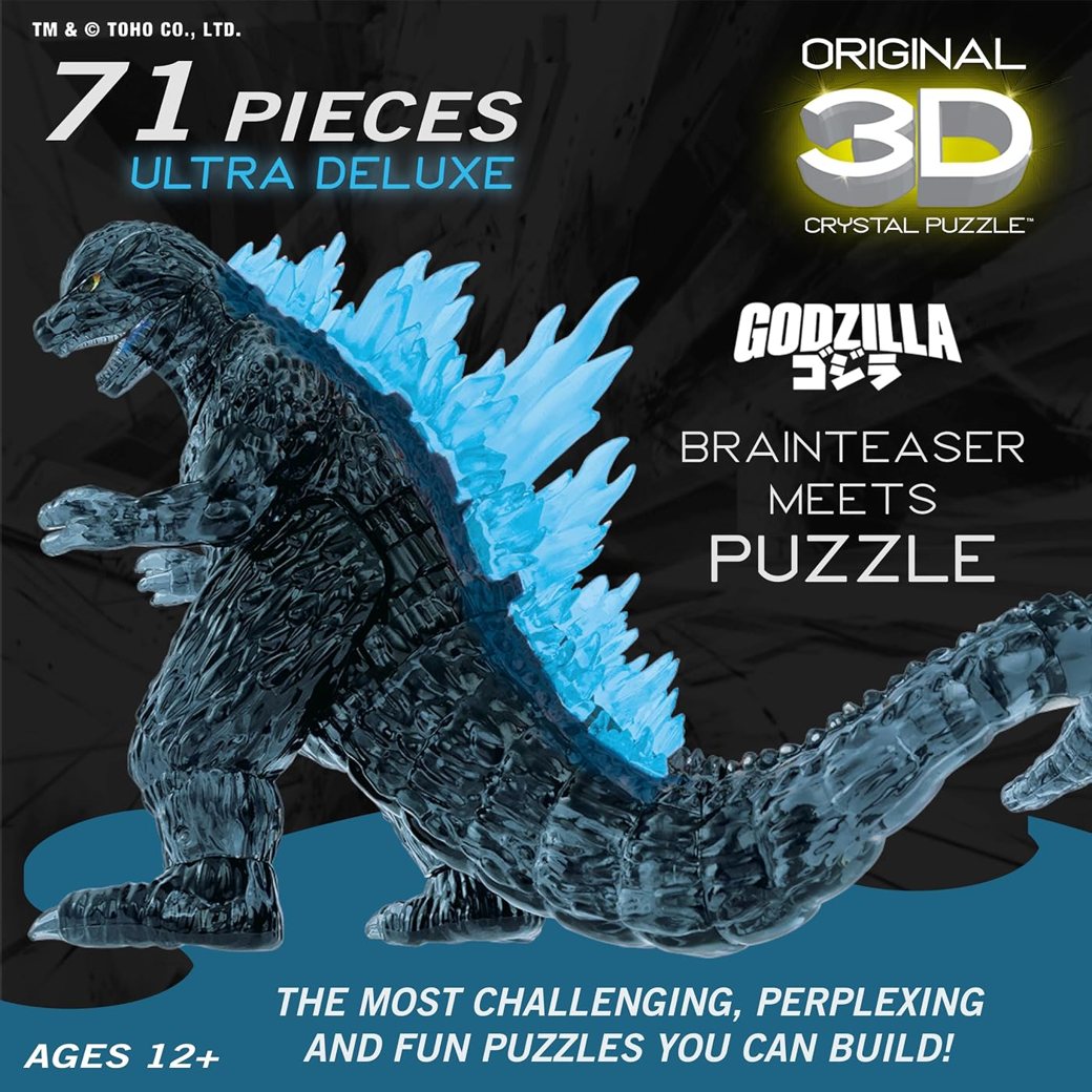 Glowing Godzilla view 4