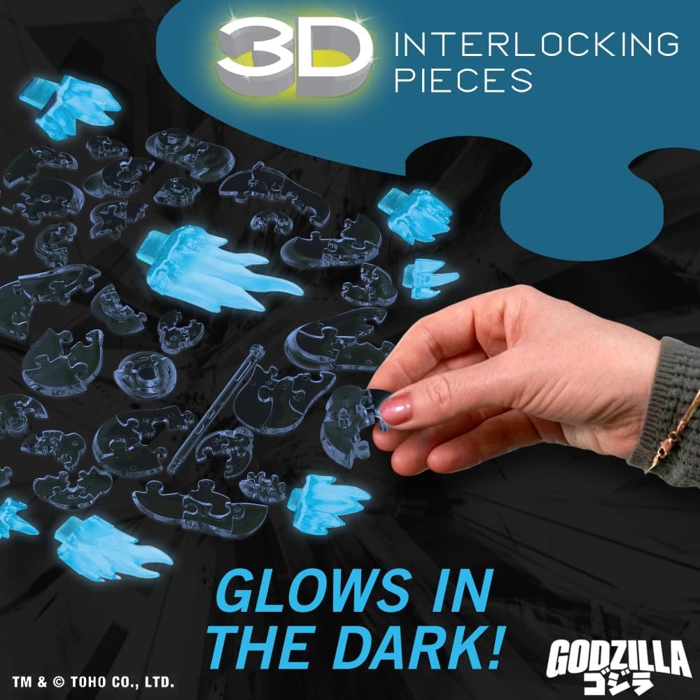 Glowing Godzilla view 5