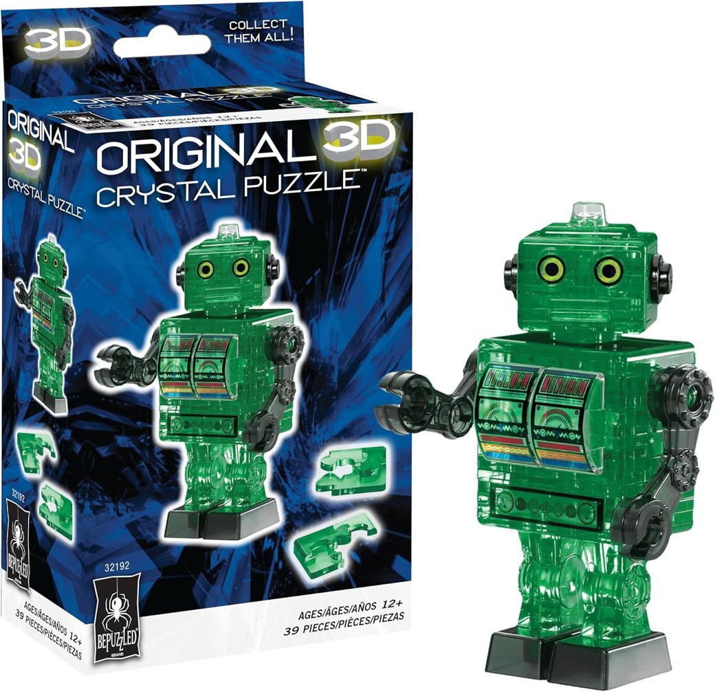 Green Tin Robot view 2