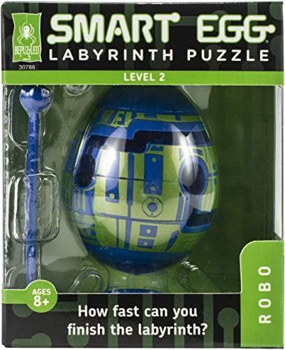 Smart Egg Robo 1-Layer smart egg labyrinth puzzle assembled on a work bench